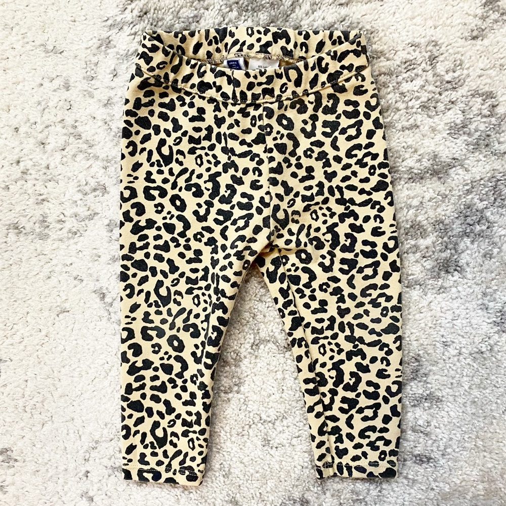 🐆Janie and Jack | Leopard Pant 12-18mo